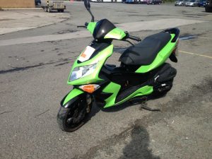 Bright Green Moped Respray