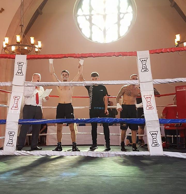 Nathan wins boxing match