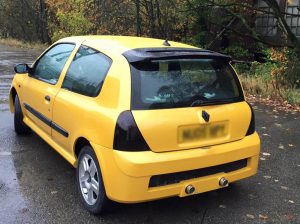 Renault Clio Yellow Respray