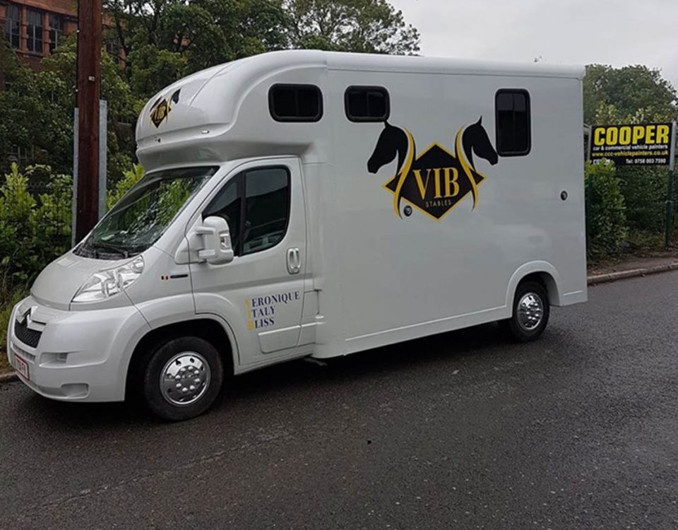 White Pearl VIB Horse Box